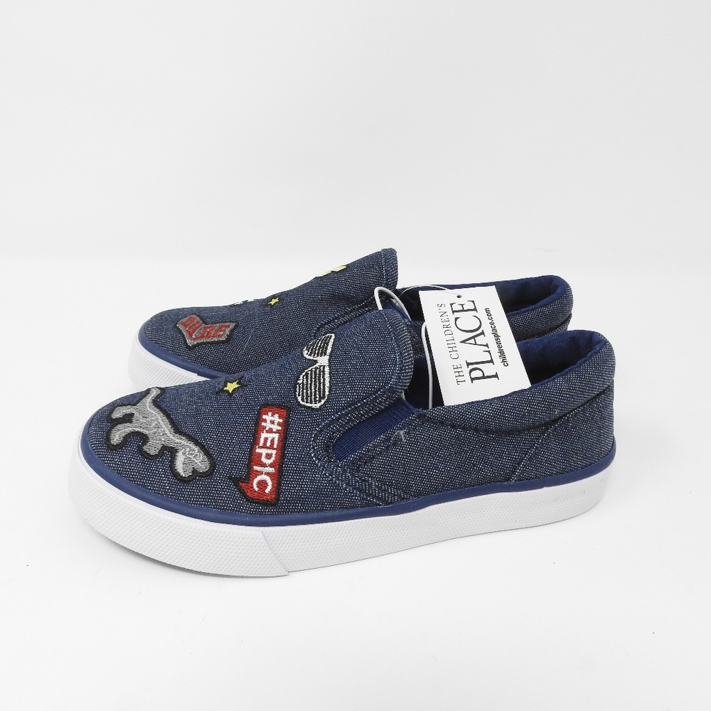 The Children's Place Denim Slide On Sneakers NWT